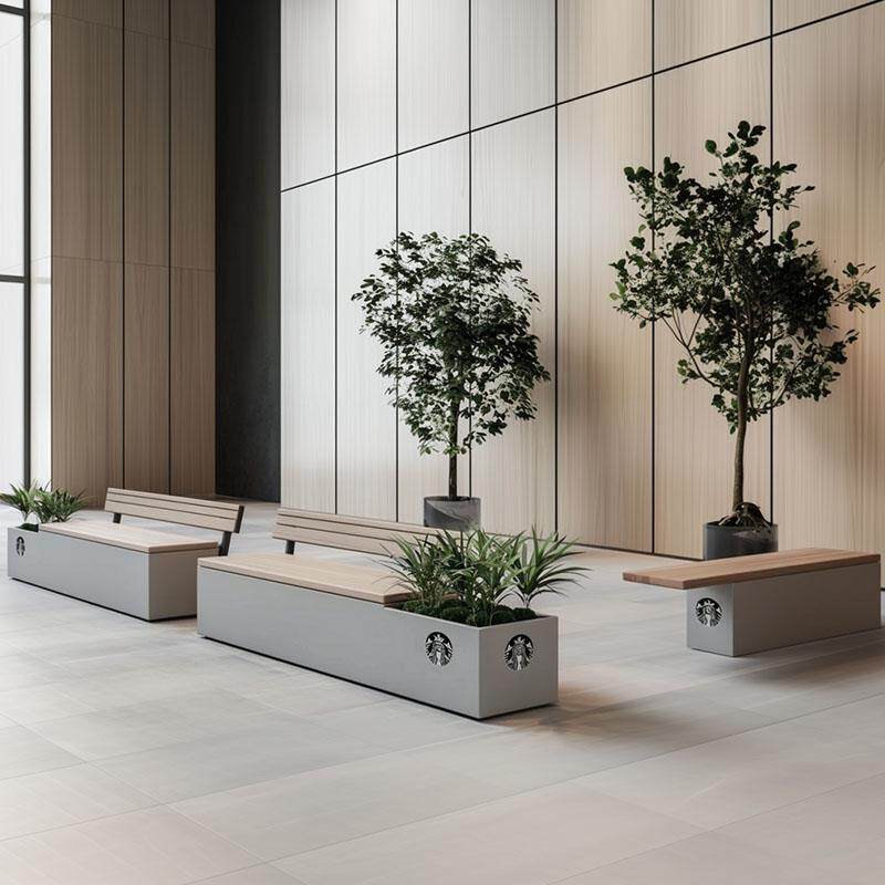 Outdoor Furniture In Store - Italian Creative Outdoor Garden Bench Nordic