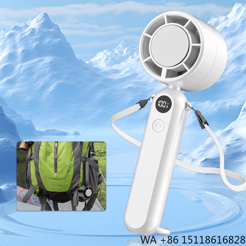 Outdoor Furniture Set - Turbo Wearable Handheld Mini Plastic Fan