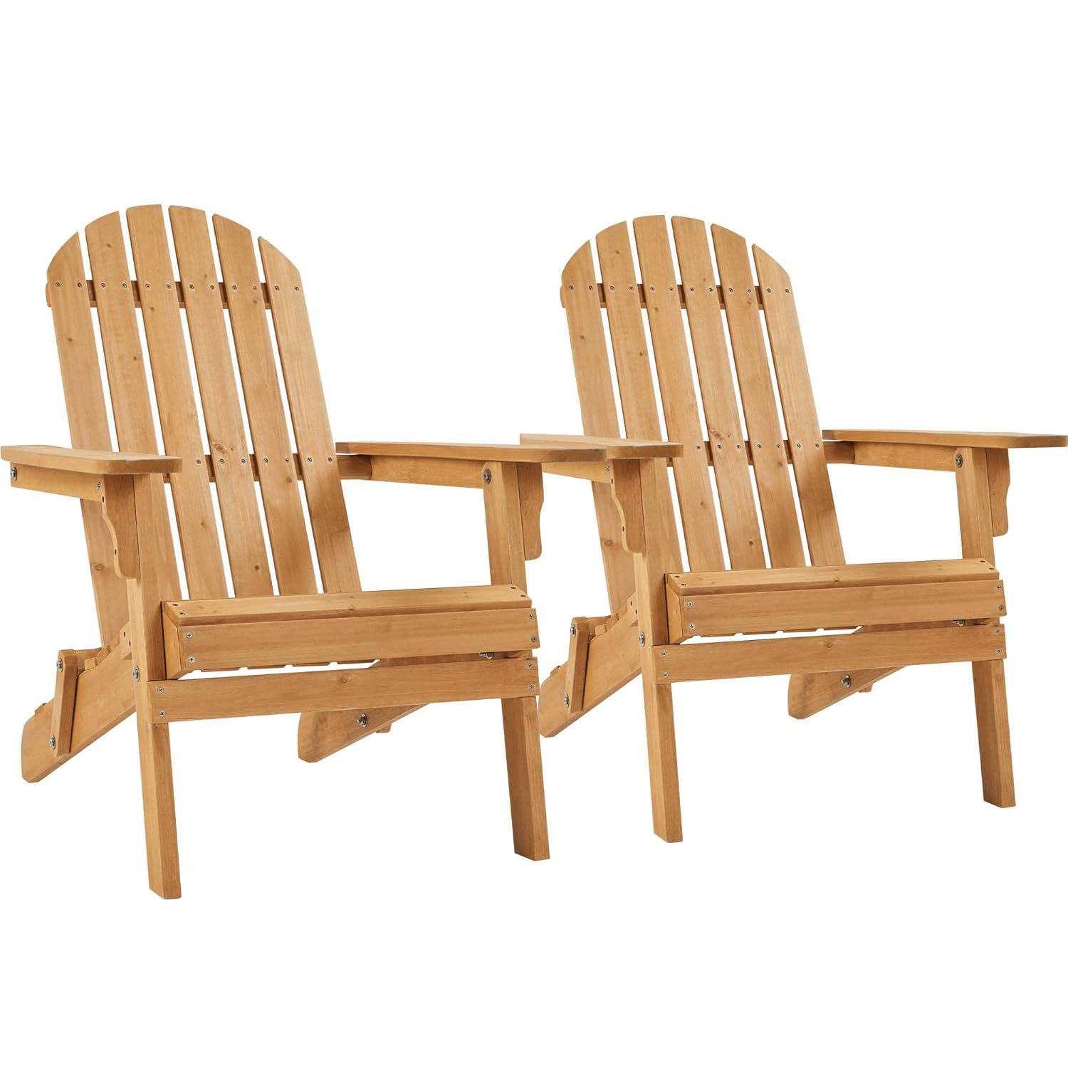 Outdoor Furniture And Fire Pit - Folding Adirondack Chair Set of 2