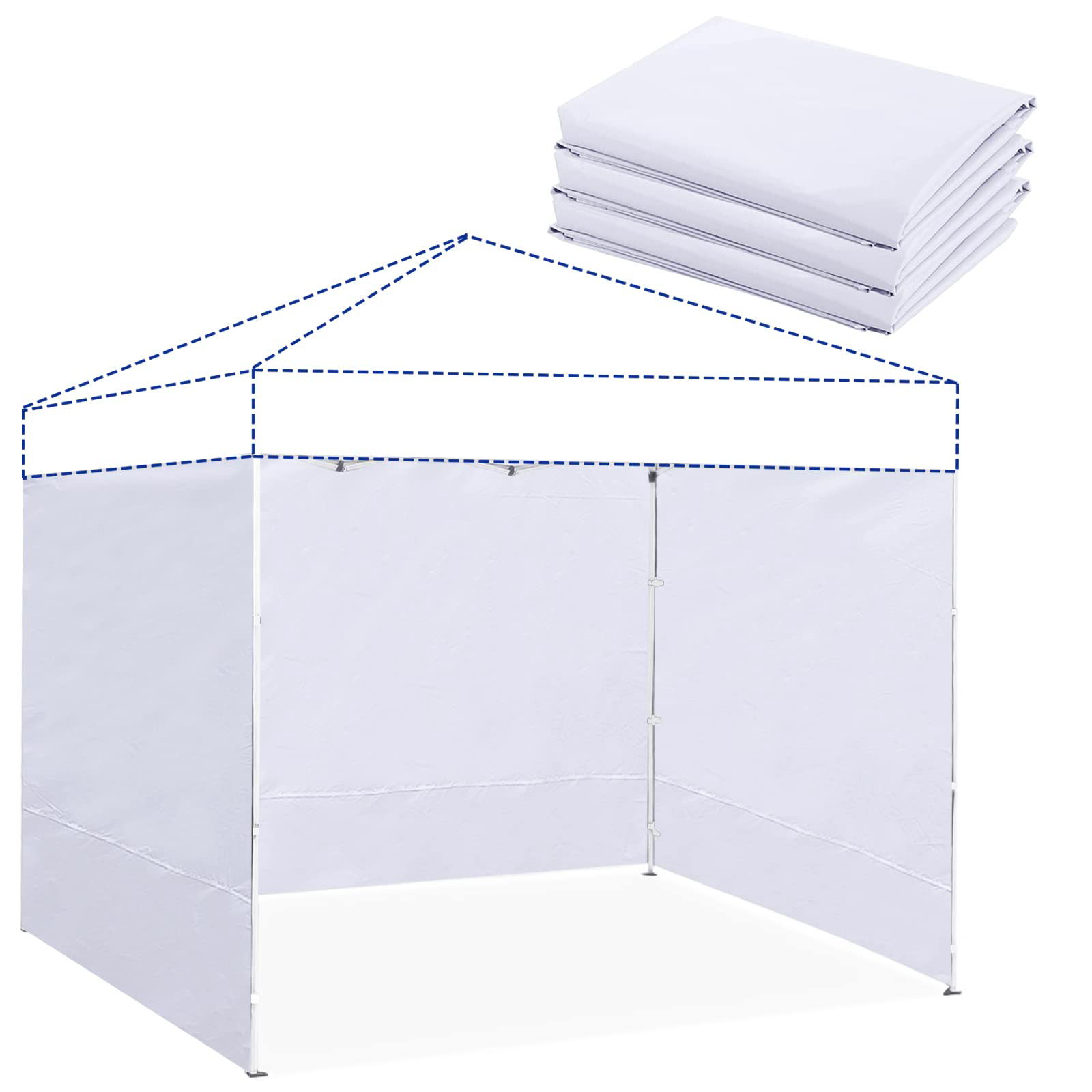 Gazebo Pop Up - Canopy Sunwall Sidewall Gazebos Tent Waterproof