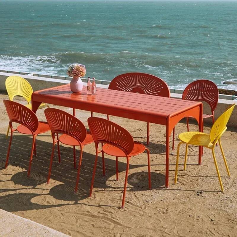 Outdoor Furniture Yellow - High Outdoor Yellow Nordic Industrial Minimalist