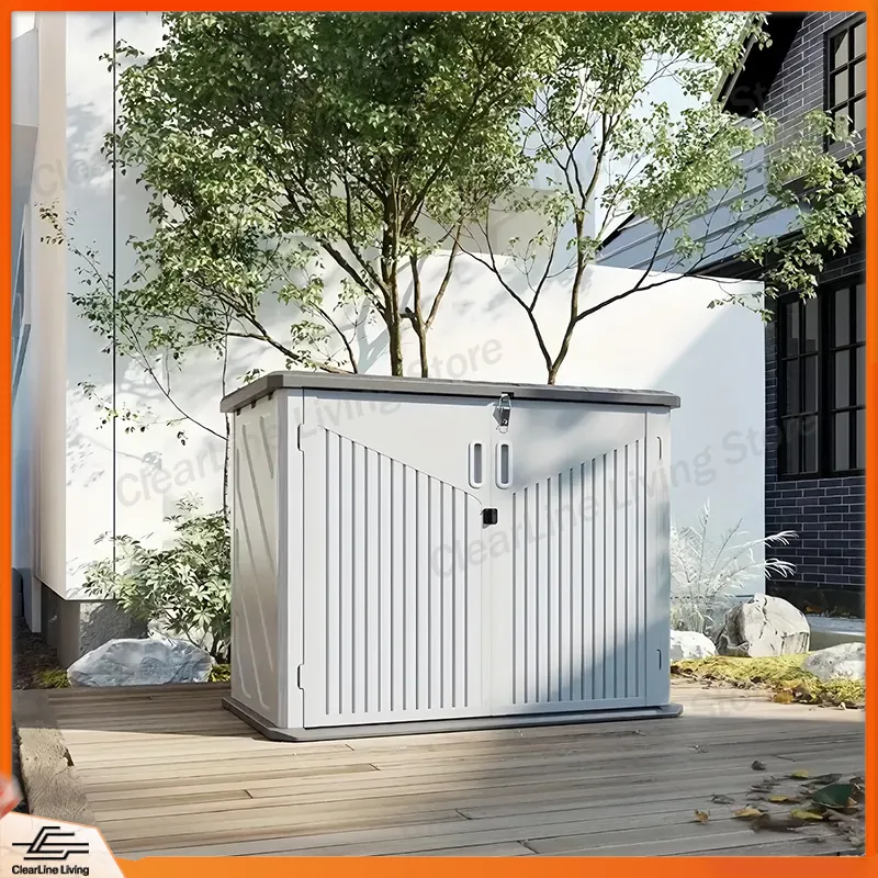 Garden Storage Box - Outdoor Storage Cabinet for Garden Courtyard