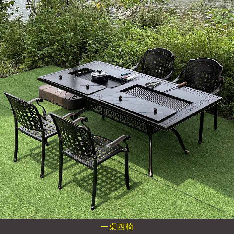 Outdoor Furniture Wood - Terrace garden balcony outdoor courtyard leisure