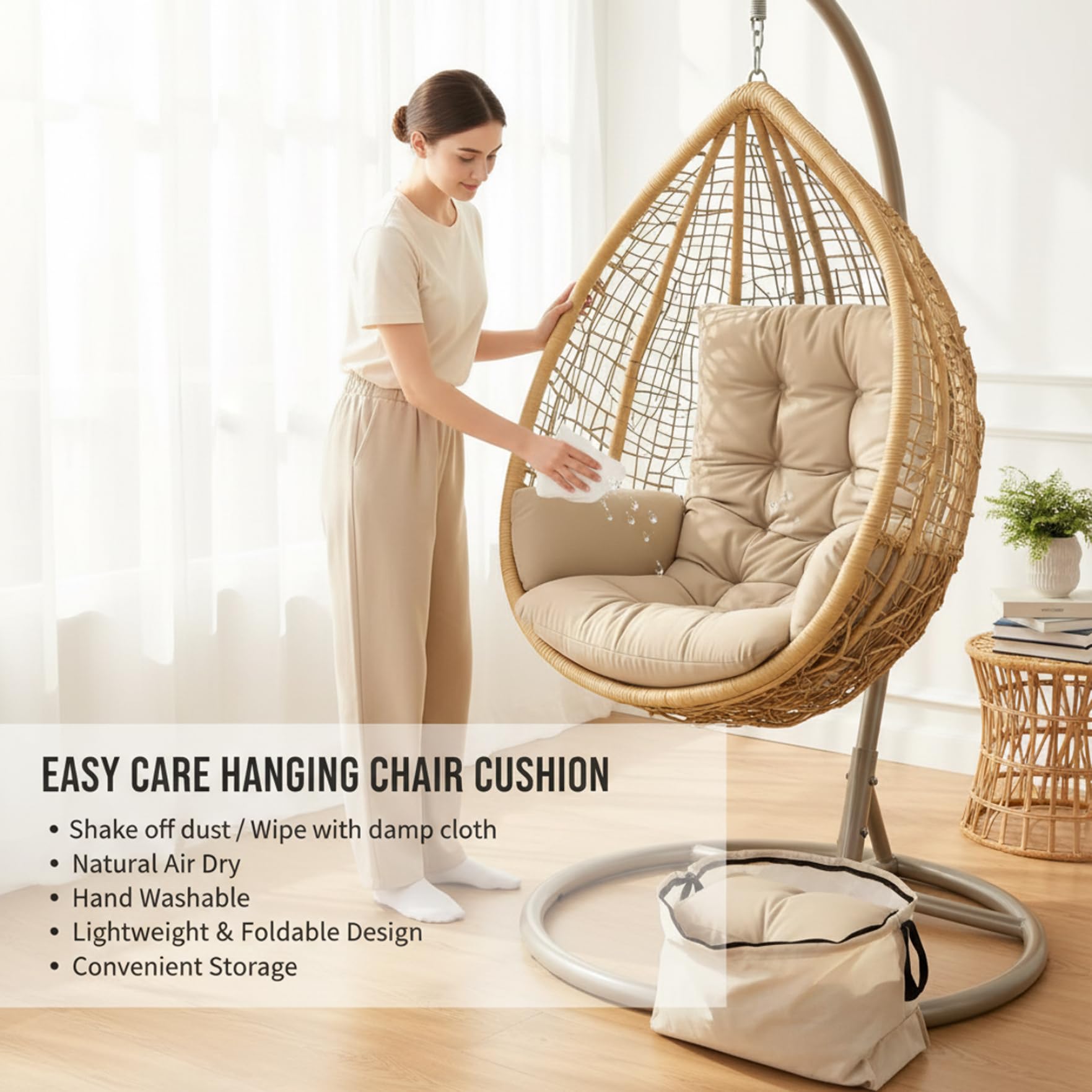 Egg Chair Cushion Replacement, - огляд і ціна Outdoor Furniture Egg Chair