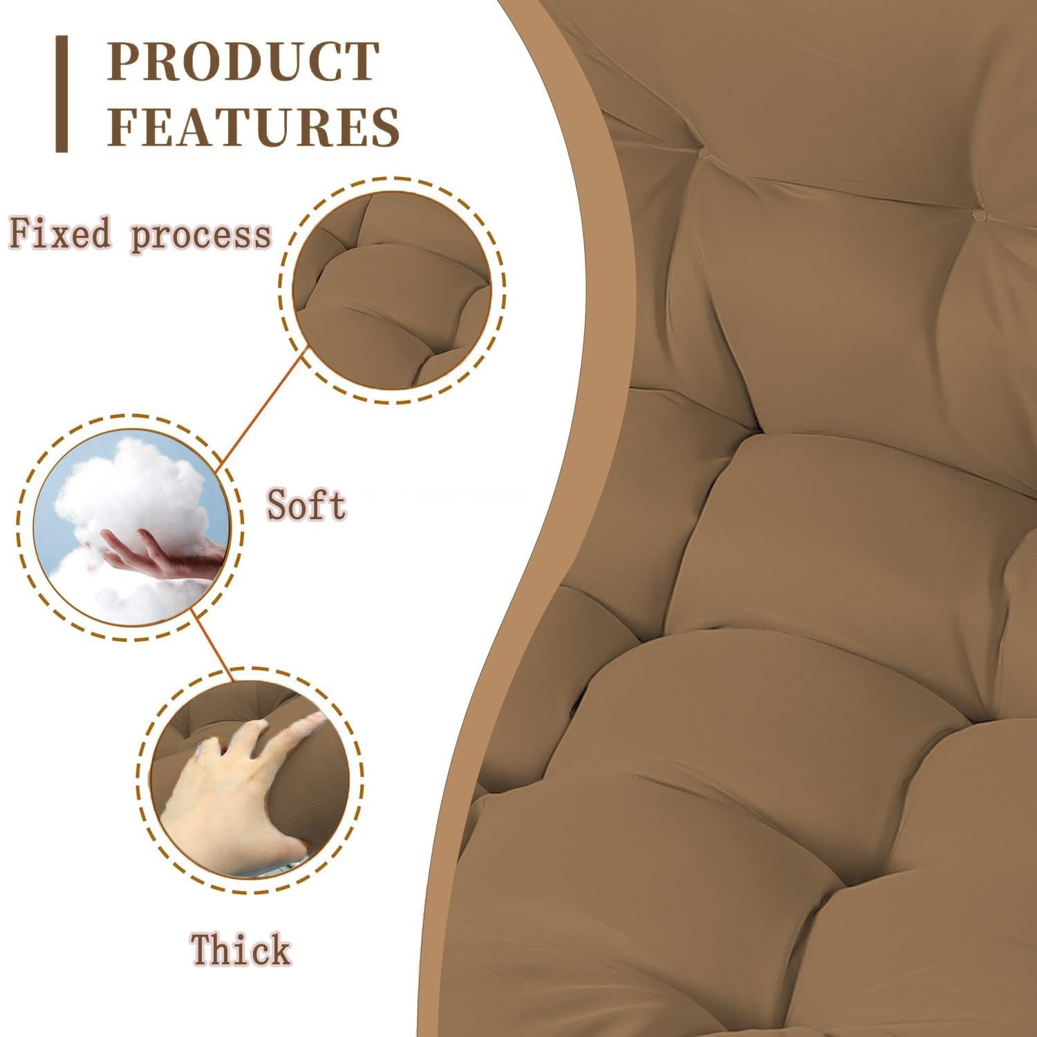 Egg Chair Cushion Replacement, - огляд і ціна Outdoor Furniture Egg Chair