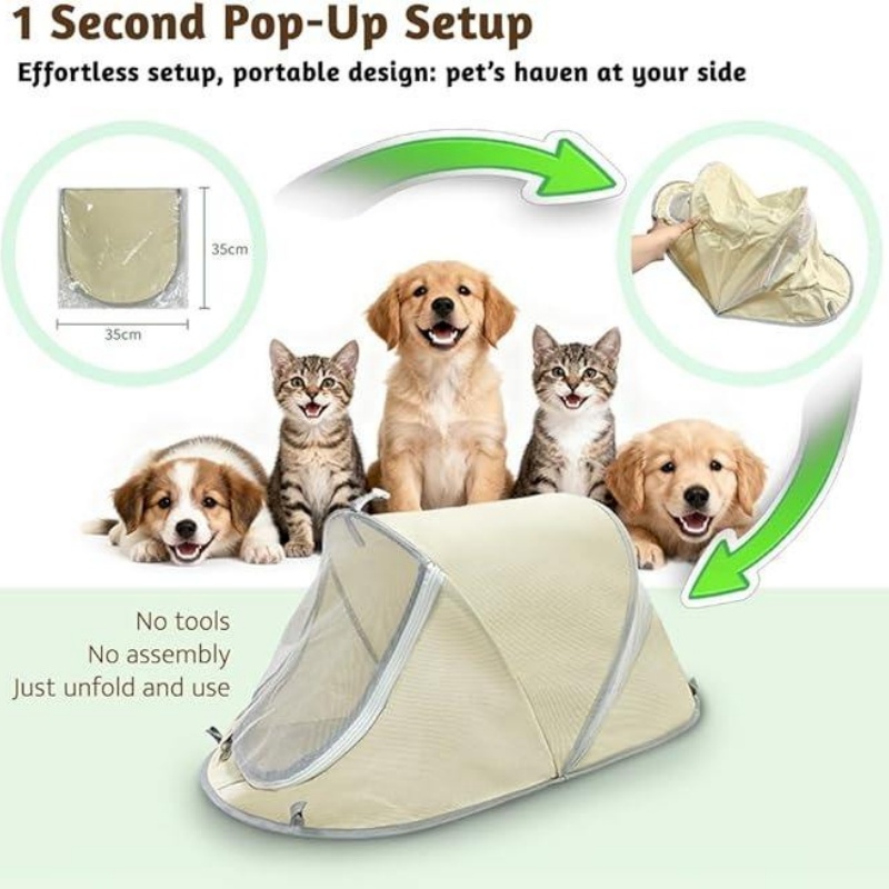 Portable Pop Up Dog Tent Sun P - огляд і ціна Camping Cot Foldable