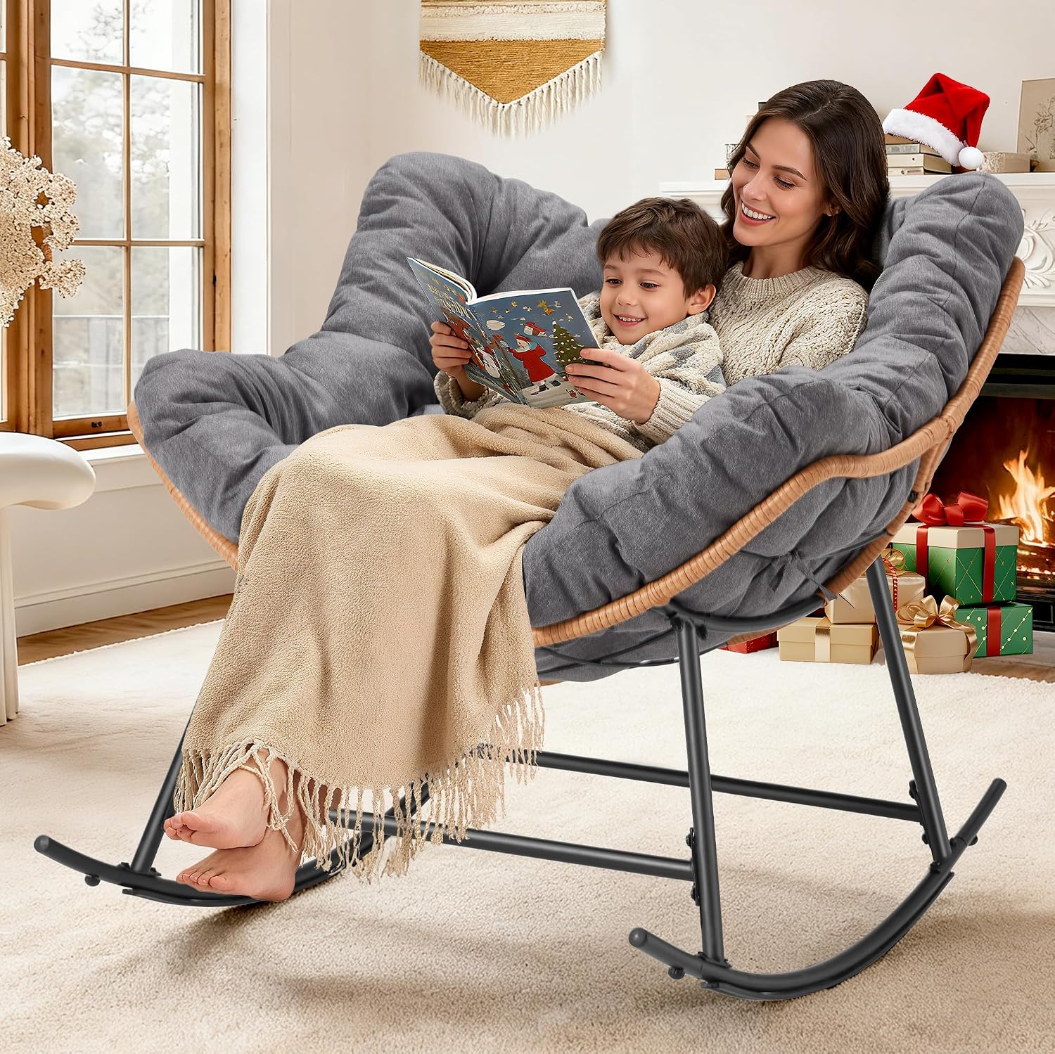 Outdoor Rattan Egg Rocking Cha - огляд і ціна Outdoor Furniture Egg Chair