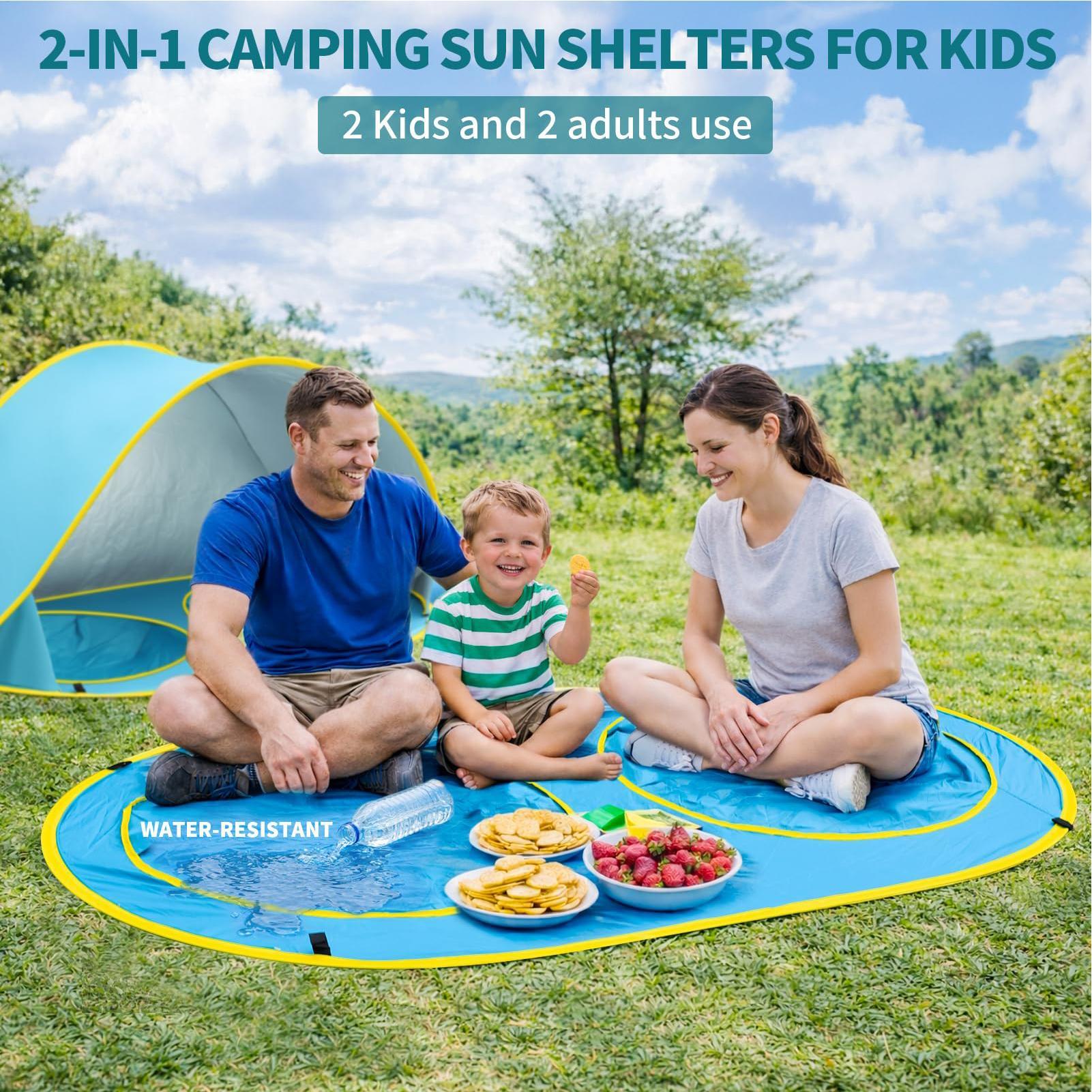 Kid Beach Tent With Pool UV Pr - огляд і ціна Gazebo Pop Up
