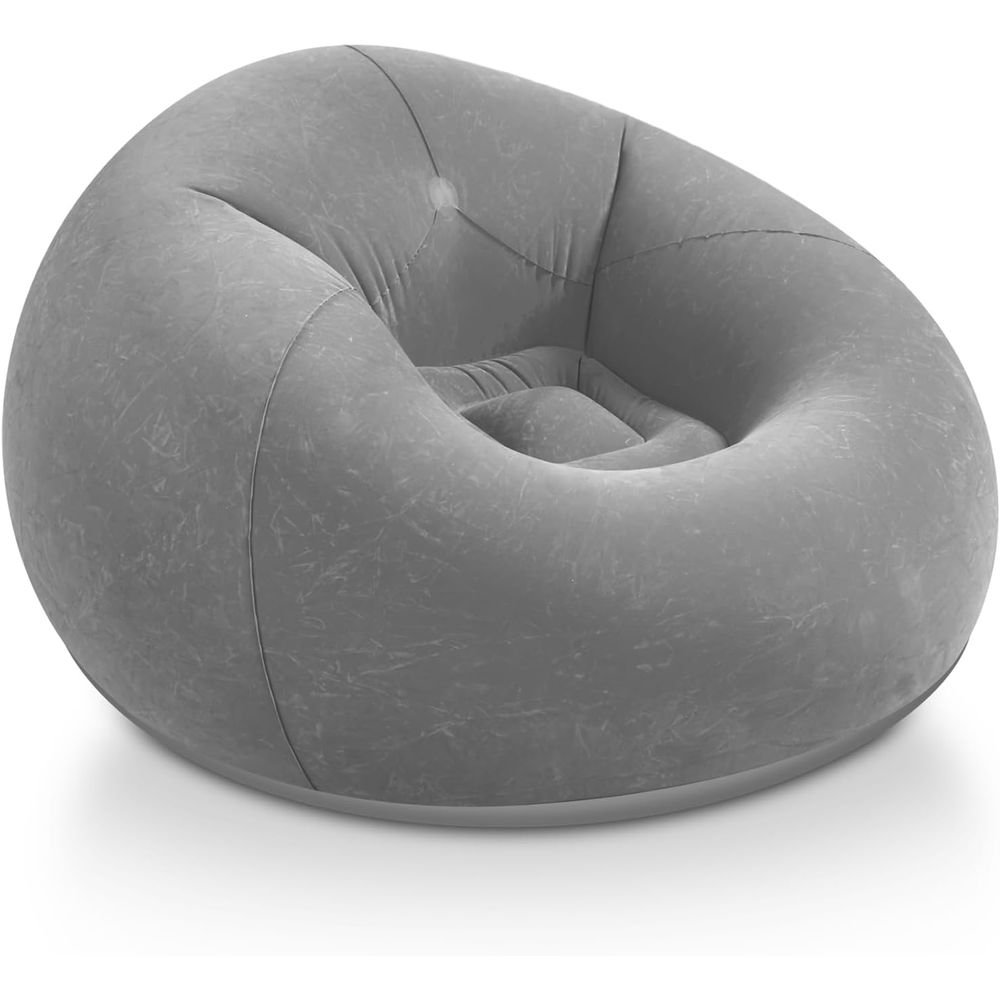 Inflatable Bean Bag Chairs, Gr - огляд і ціна Outdoor Furniture Grey