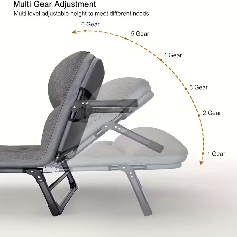 Portable Folding Lounge Reclin - огляд і ціна Camping Cot Foldable