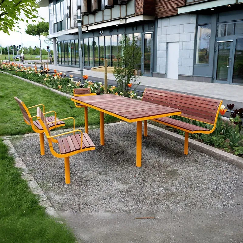 for Outdoor Park Table and Cha - огляд і ціна Outdoor Furniture Yellow