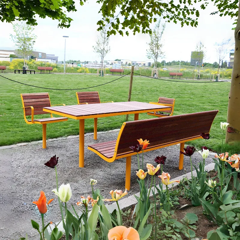 for Outdoor Park Table and Cha - огляд і ціна Outdoor Furniture Yellow