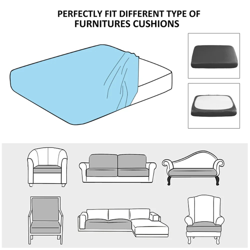 Elastic Waterproof Sofa Cushio - огляд і ціна Outdoor Furniture With Storage For Cushions