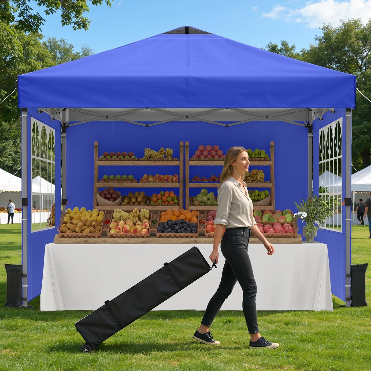 10x10ft Pop Up Canopy Tent wit - огляд і ціна Gazebo Pop Up