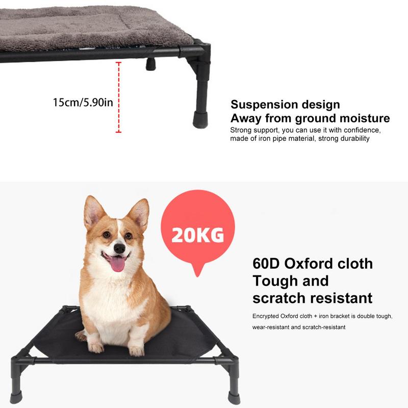 Outdoor Elevated Dog Bed Folda - огляд і ціна Camping Cot Foldable