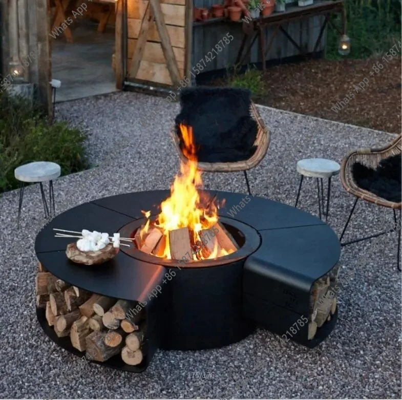 I C Outdoor Smokeless Fire Pit - огляд і ціна Outdoor Furniture Fire Pit Set