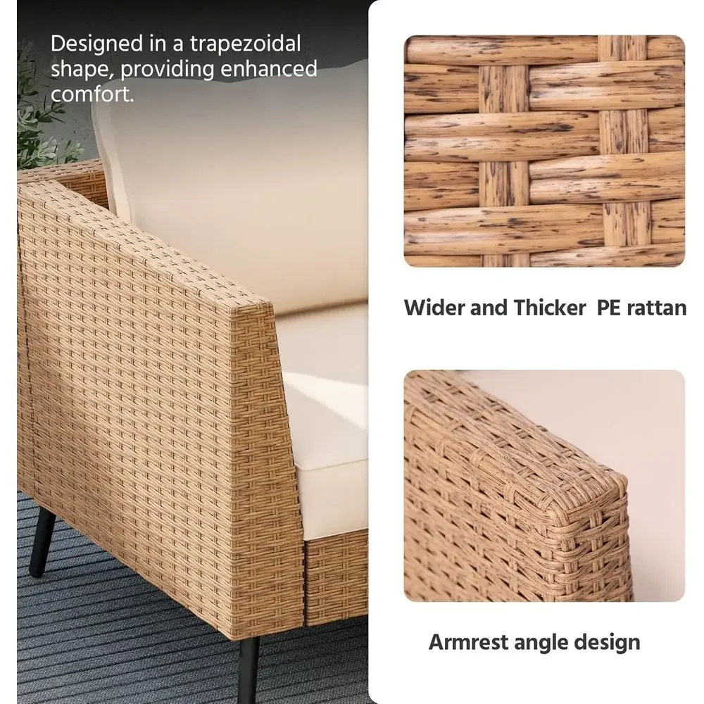 6-Piece Outdoor Patio Furnitur - огляд і ціна Outdoor Furniture With Storage For Cushions