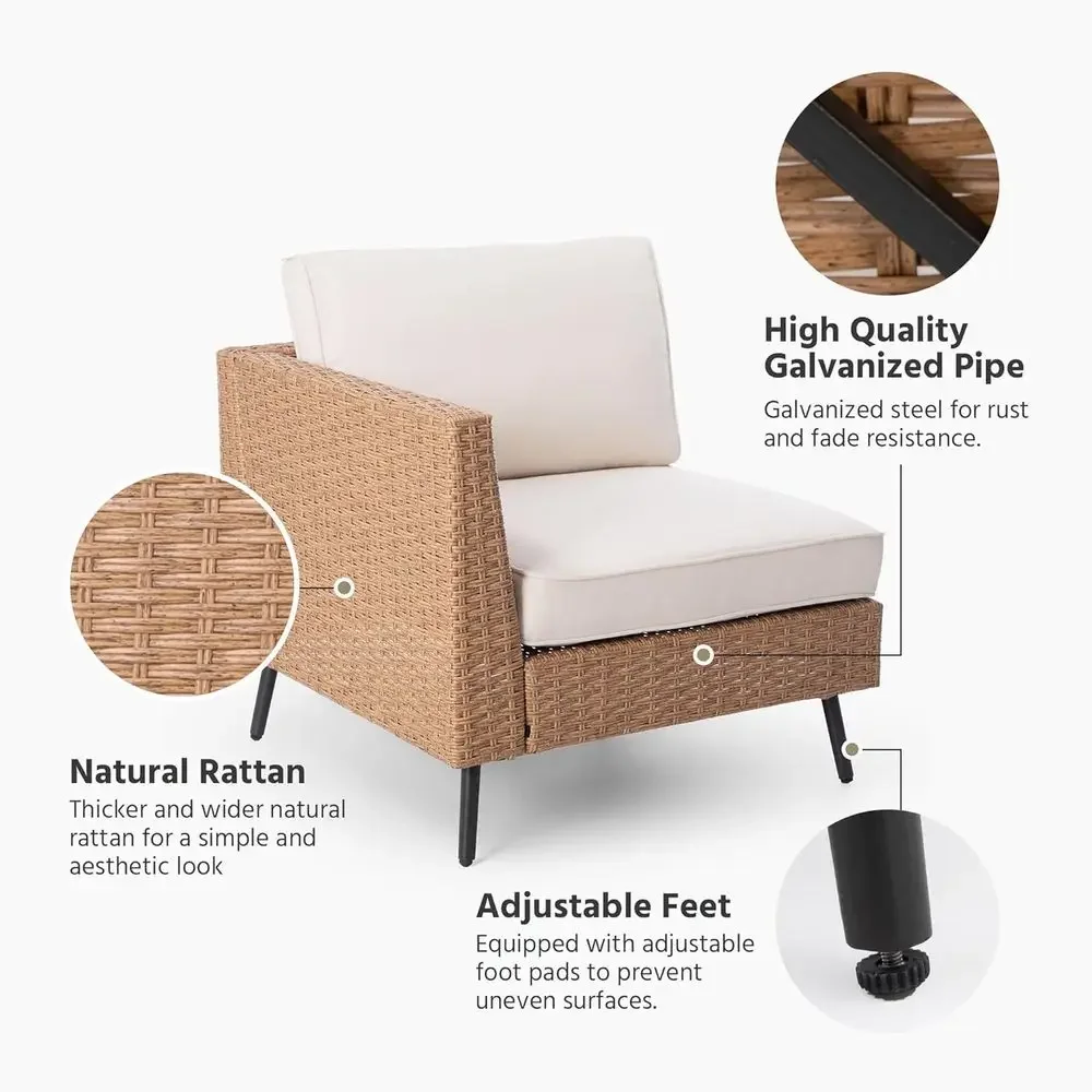 6-Piece Outdoor Patio Furnitur - огляд і ціна Outdoor Furniture With Storage For Cushions