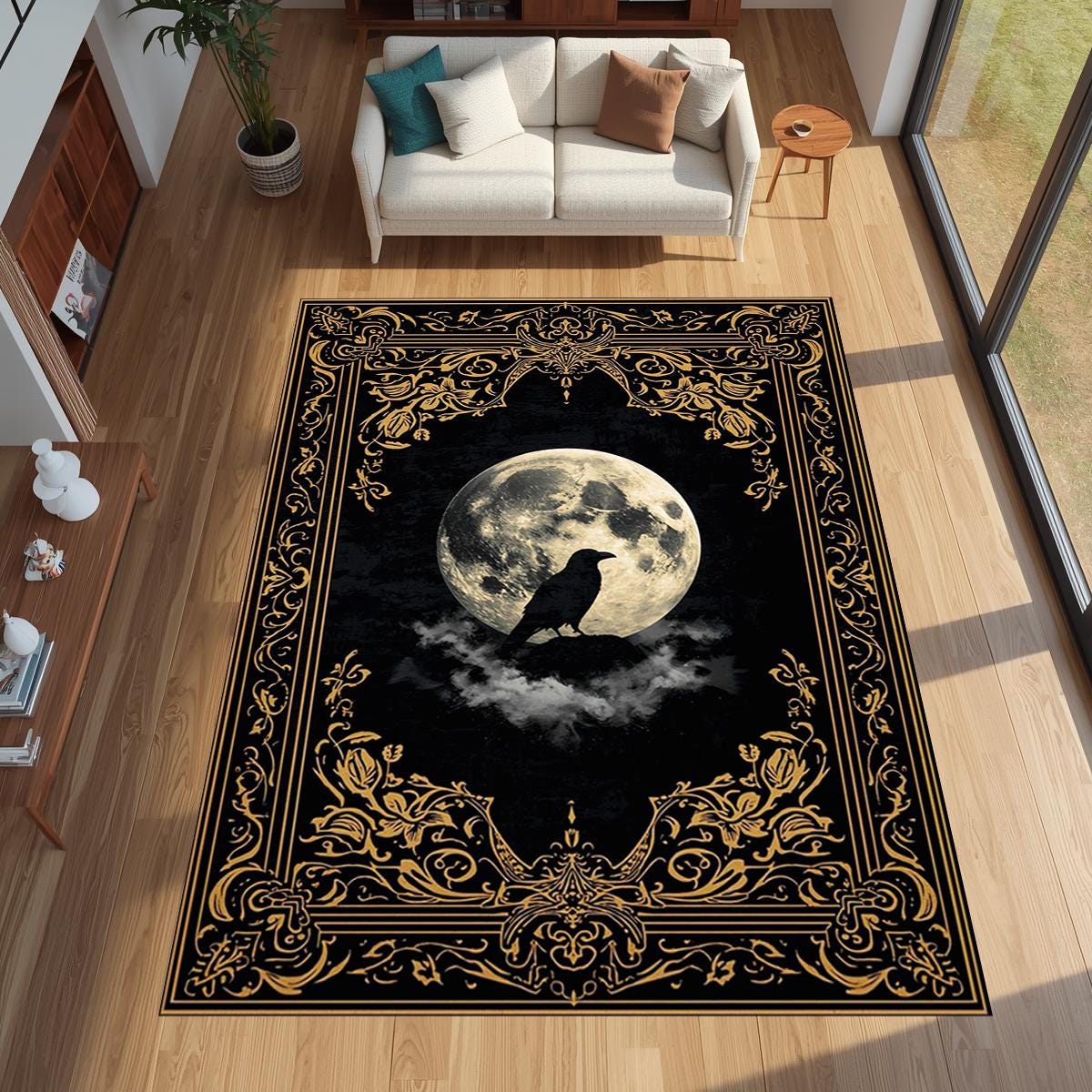 Gothic Golden Raven Full Moon  - огляд і ціна Outdoor Furniture For Cafe