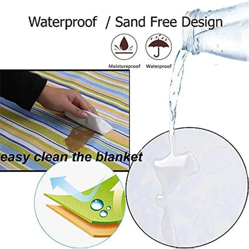Camping Beach Mat Plaid Portab - огляд і ціна Camping Cot Foldable