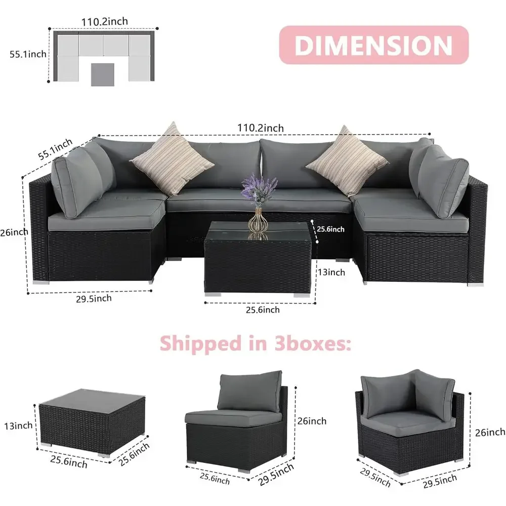 All-Weather Outdoor Wicker Sec - огляд і ціна Outdoor Furniture Grey