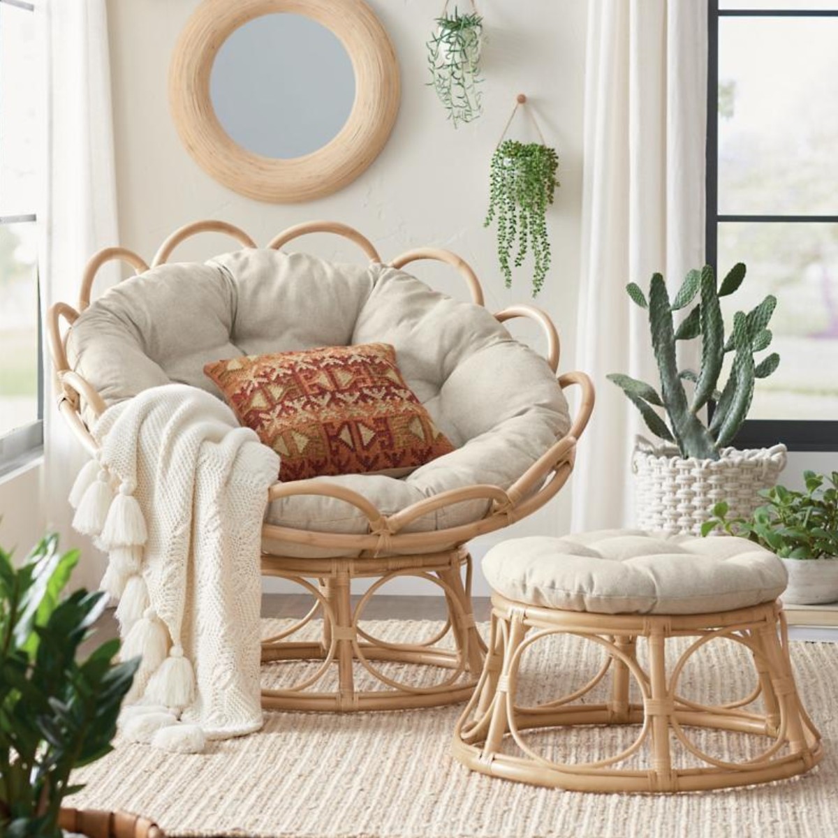#Bohemian Rattan Reclining Pap - огляд і ціна Outdoor Furniture Vietnam