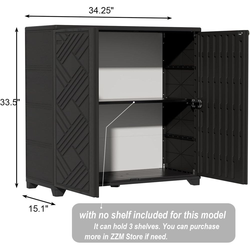 Indoor/Outdoor Storage Cabinet - огляд і ціна Garden Storage Box