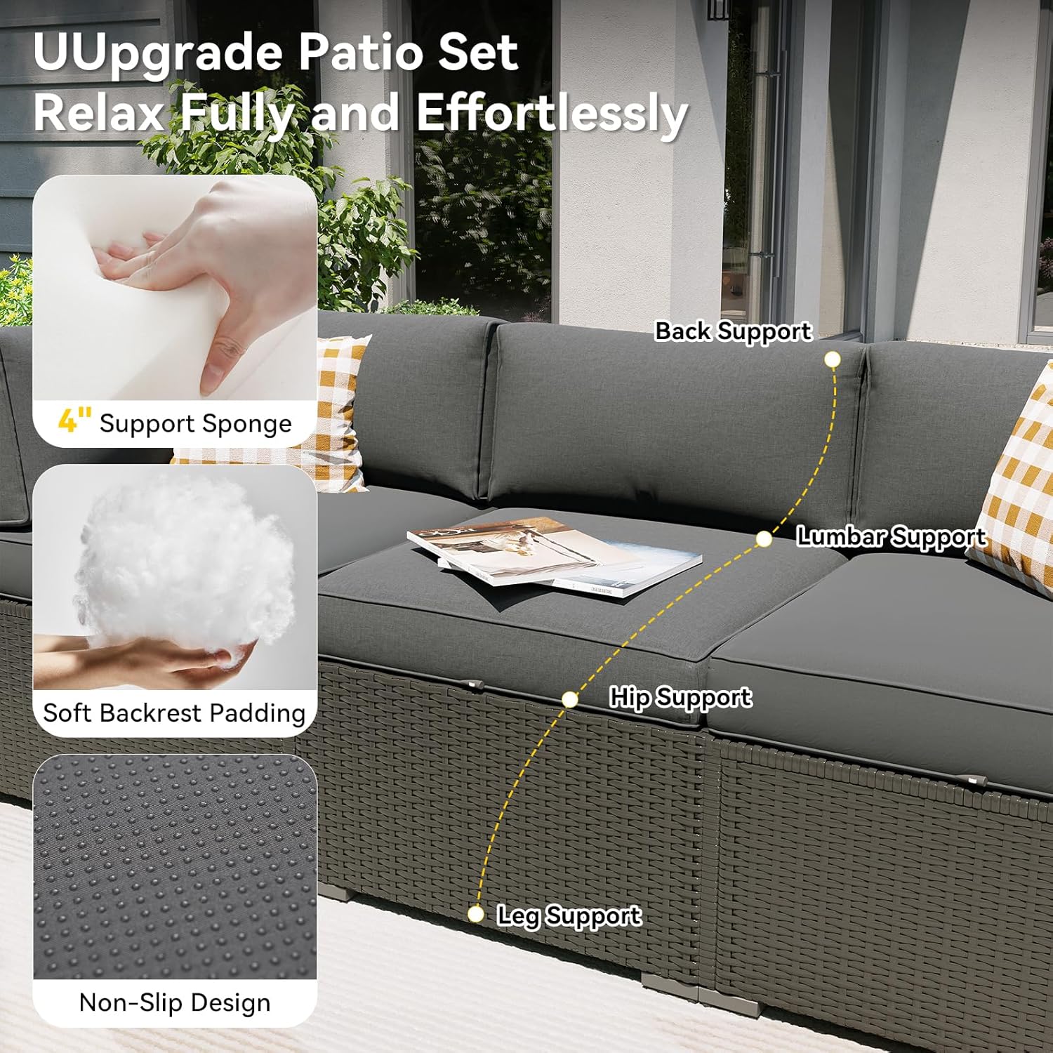 Patio Furniture Set with Fire  - огляд і ціна Outdoor Furniture And Fire Pit