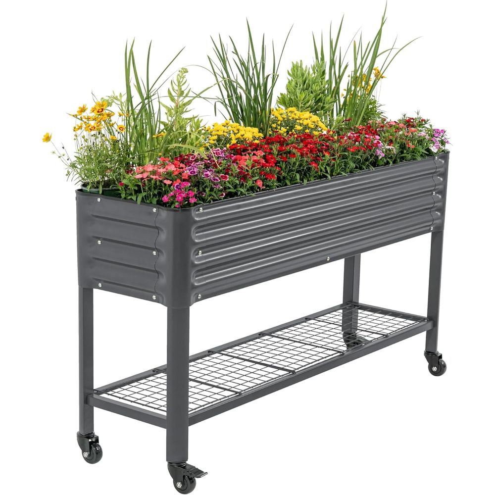 Elevated Slim Garden Bed, 1.5' - огляд і ціна Garden Storage Box