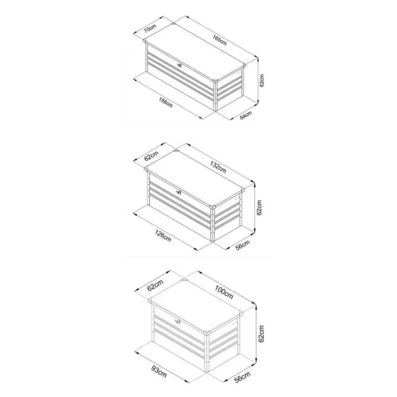 Eco-Friendly Easily Assembled  - огляд і ціна Garden Storage Box