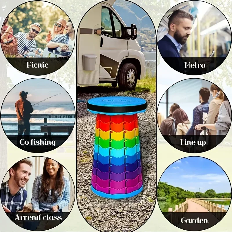 Rainbow Telescopic Camping Sto - огляд і ціна Outdoor Furniture Set