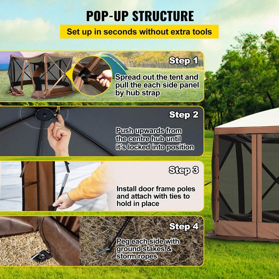 Gazebo Screen Tent, Pop Up Gaz - огляд і ціна Gazebo Pop Up