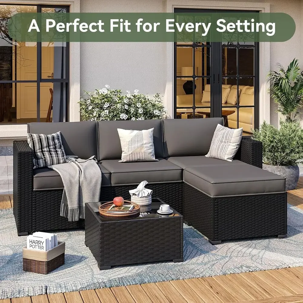 7-Piece Grey Outdoor Furniture - огляд і ціна Outdoor Furniture Grey