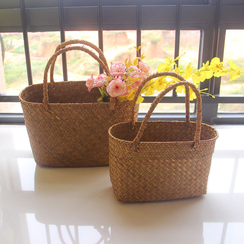 Seaweeds Woven Basket Flower B - огляд і ціна Garden Storage Box