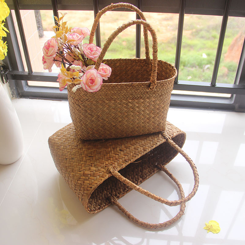 Seaweeds Woven Basket Flower B - огляд і ціна Garden Storage Box