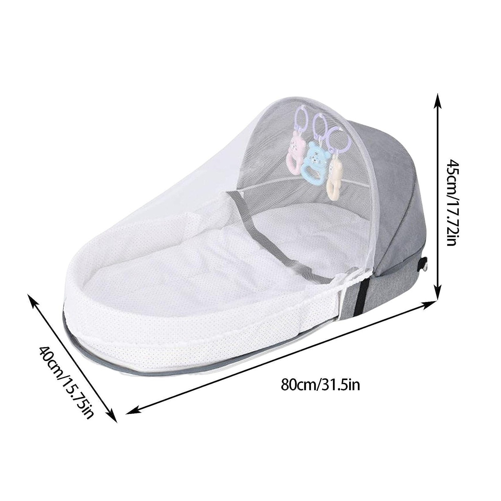 Baby Bed Folding Portable Baby - огляд і ціна Camping Cot Foldable