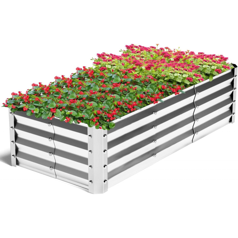 Large Bottomless Galvanized Ga - огляд і ціна Garden Storage Box
