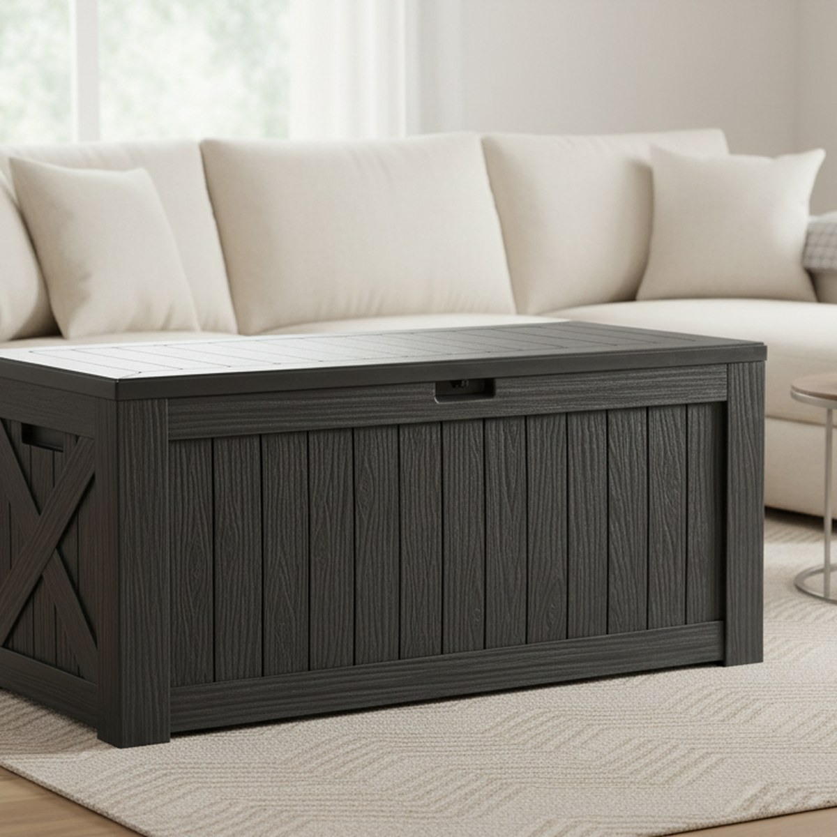 Large 120 Gallon Outdoor Deck  - огляд і ціна Garden Storage Box