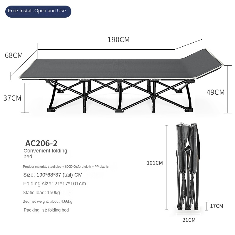 Heavy Duty Folding Camping Cot - огляд і ціна Camping Cot Foldable