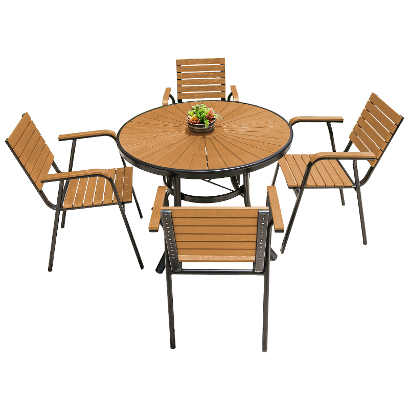 Modern Outdoor Round Dining Ta - огляд і ціна Outdoor Furniture For Cafe