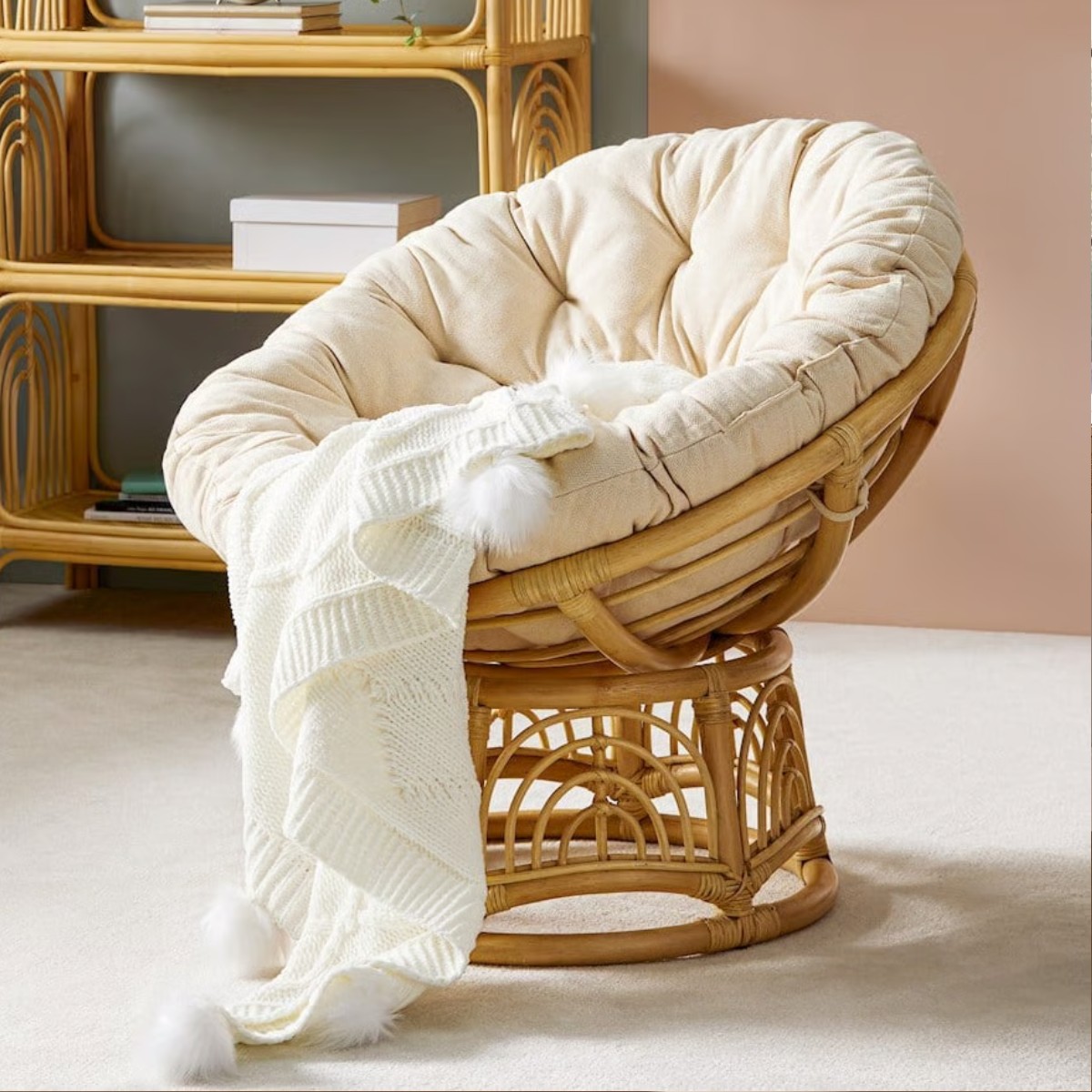 #Bohemian Rattan Papasan Chair - огляд і ціна Outdoor Furniture Vietnam