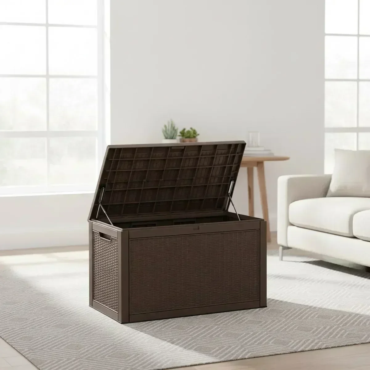 Large Outdoor Storage Bench Wa - огляд і ціна Outdoor Furniture With Storage For Cushions
