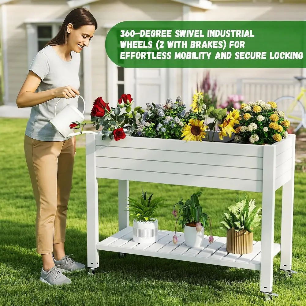 Raised Garden Bed with Legs an - огляд і ціна Garden Storage Box