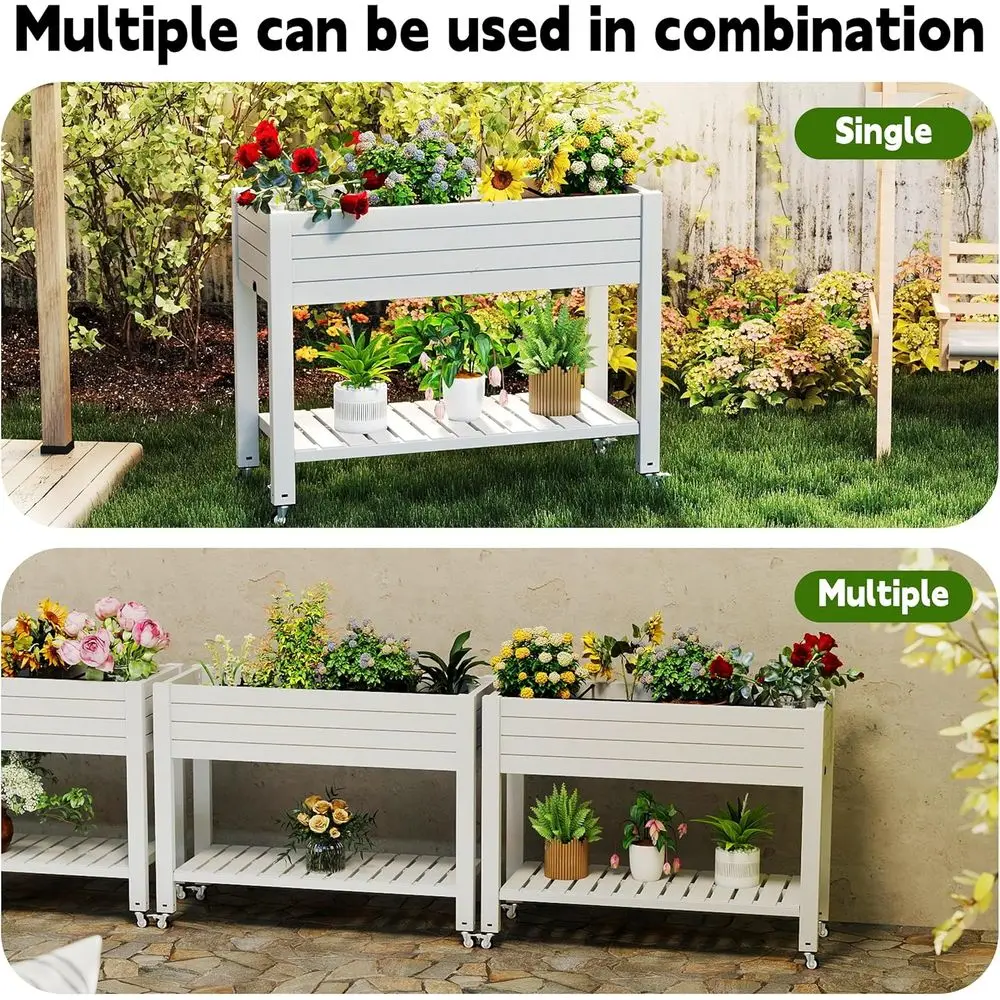 Raised Garden Bed with Legs an - огляд і ціна Garden Storage Box