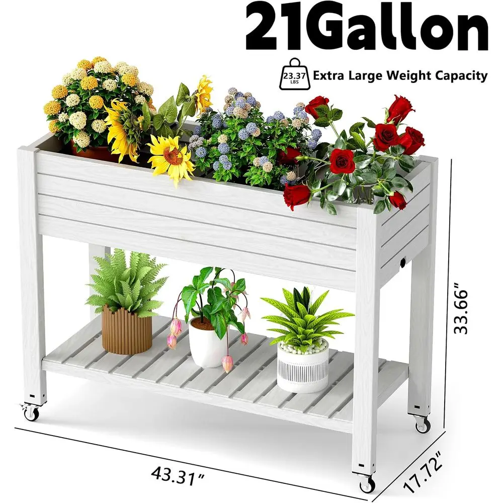 Raised Garden Bed with Legs an - огляд і ціна Garden Storage Box