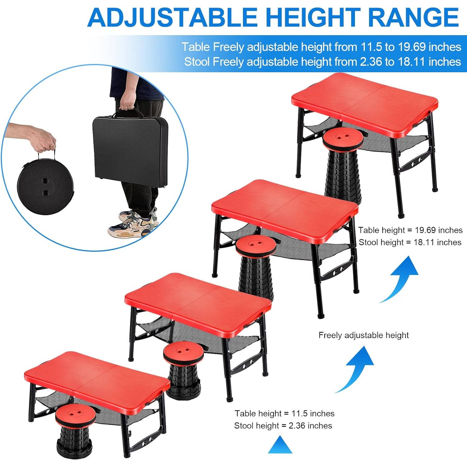 Retractable Folding Table & St - огляд і ціна Camping Cot Foldable